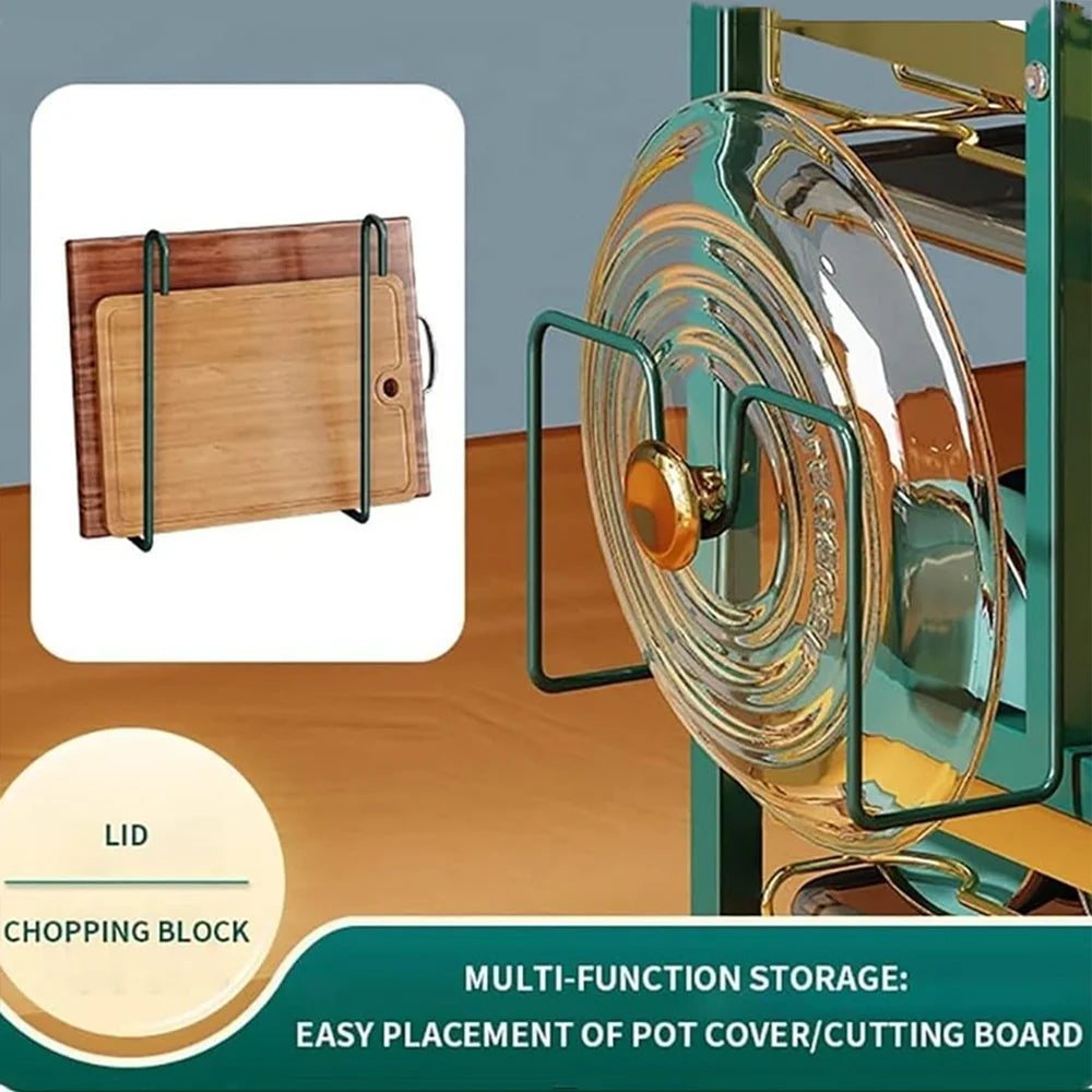 3 Tier Dish Rack Large Capacity Carbon Steel Dish Rack