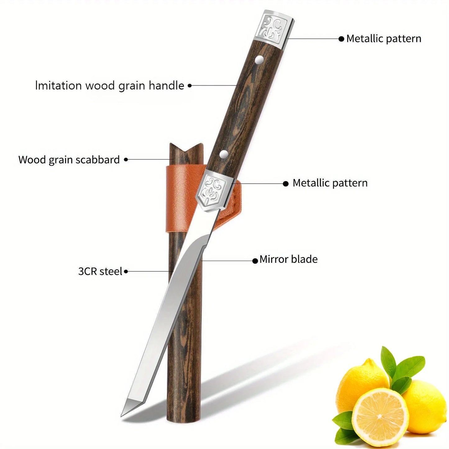 2pcs Kitchen Fruit Knife