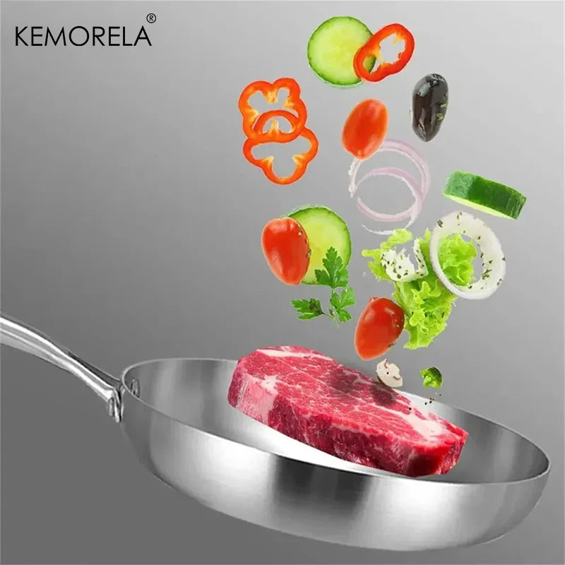 3 pc Stainless Steel Pan Set