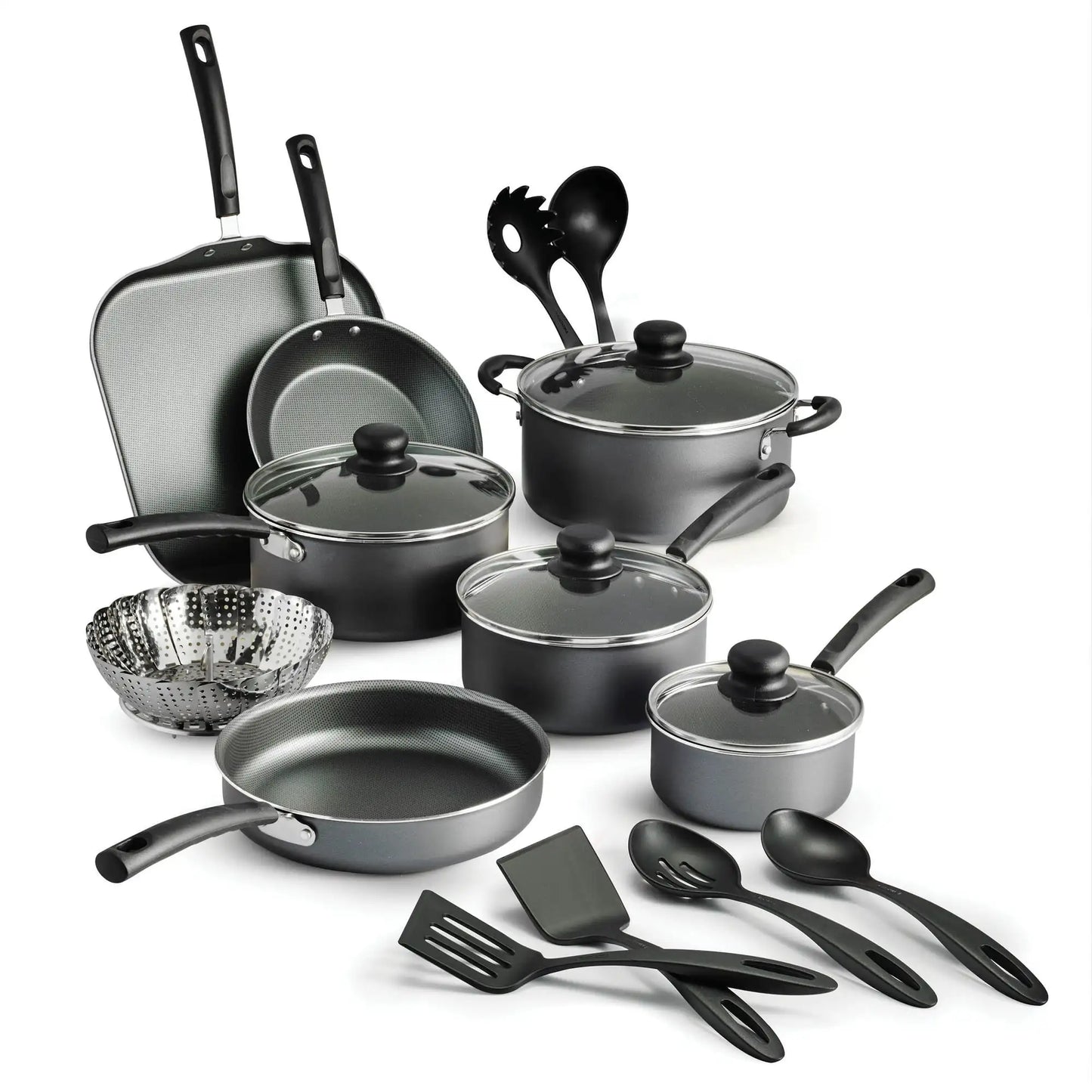 18 pc Stainless Steel Cookware