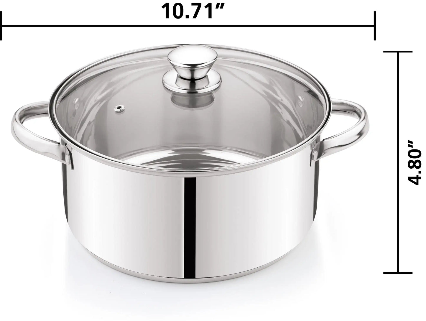 10-Piece Stainless Steel Cookware