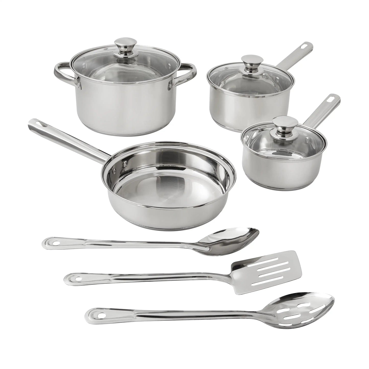 10-Piece Stainless Steel Cookware