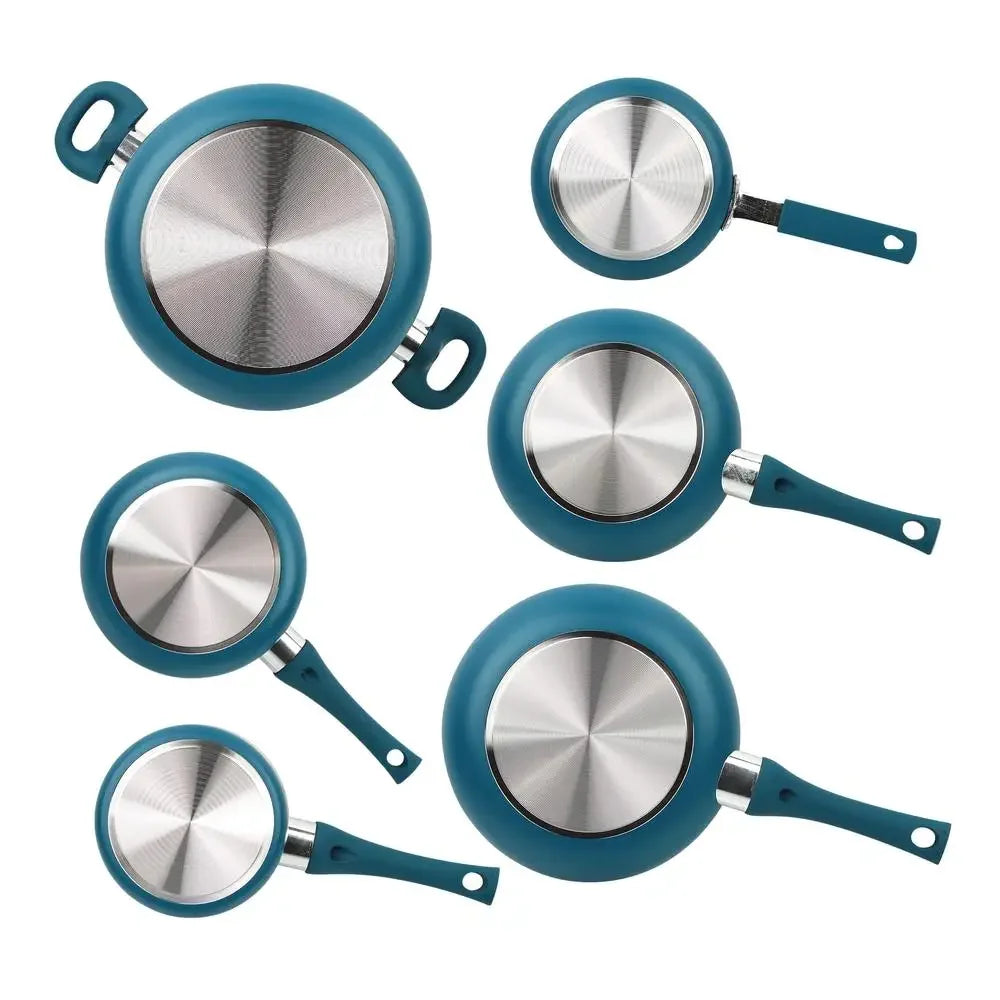 12 pc Corsair Blue Cookware Set