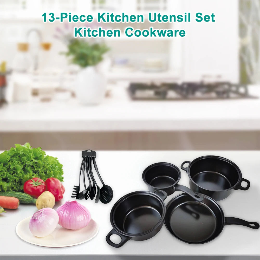13-Piece Non-Stick Cookware Set Great Gift Item