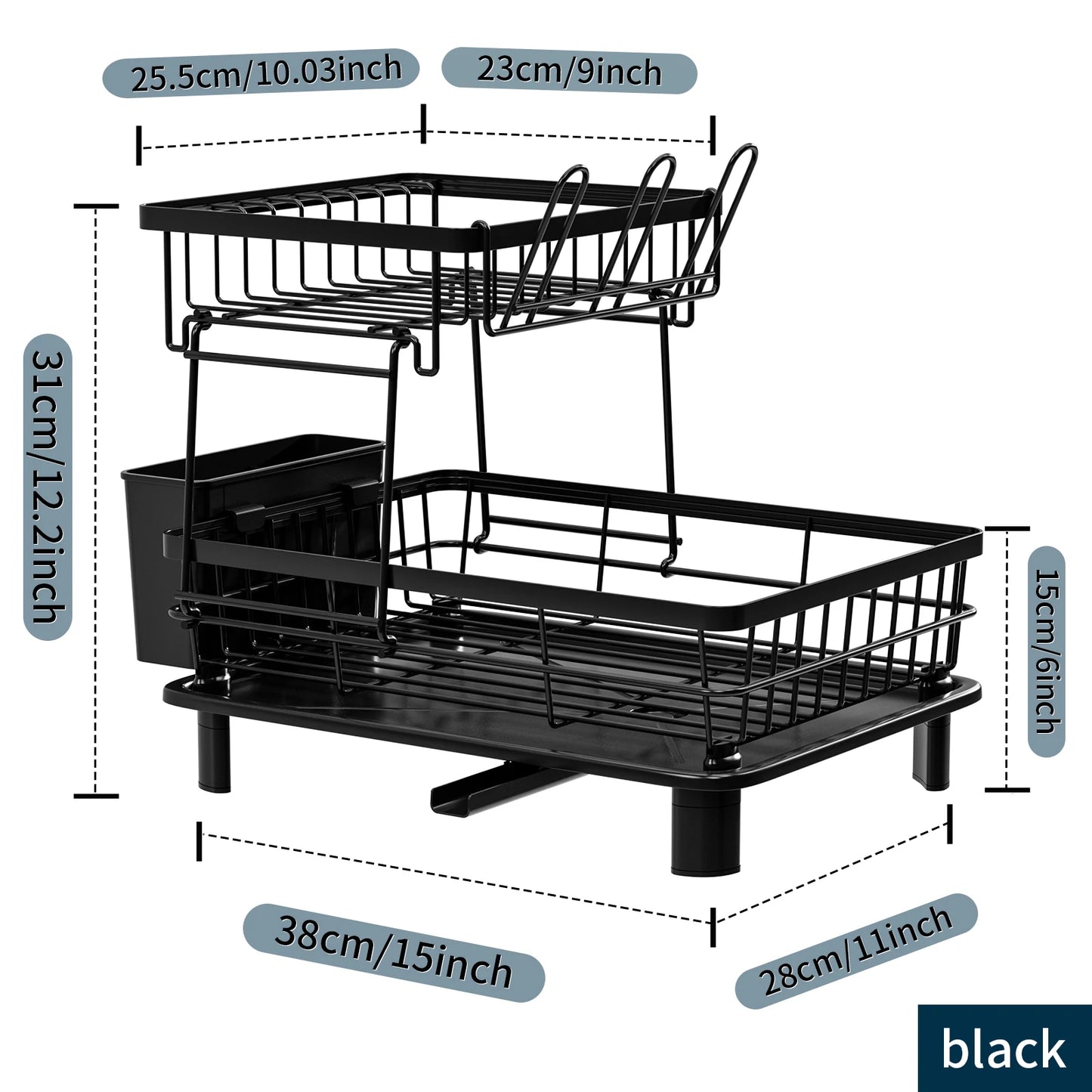 1PC Dish Drying Rack
