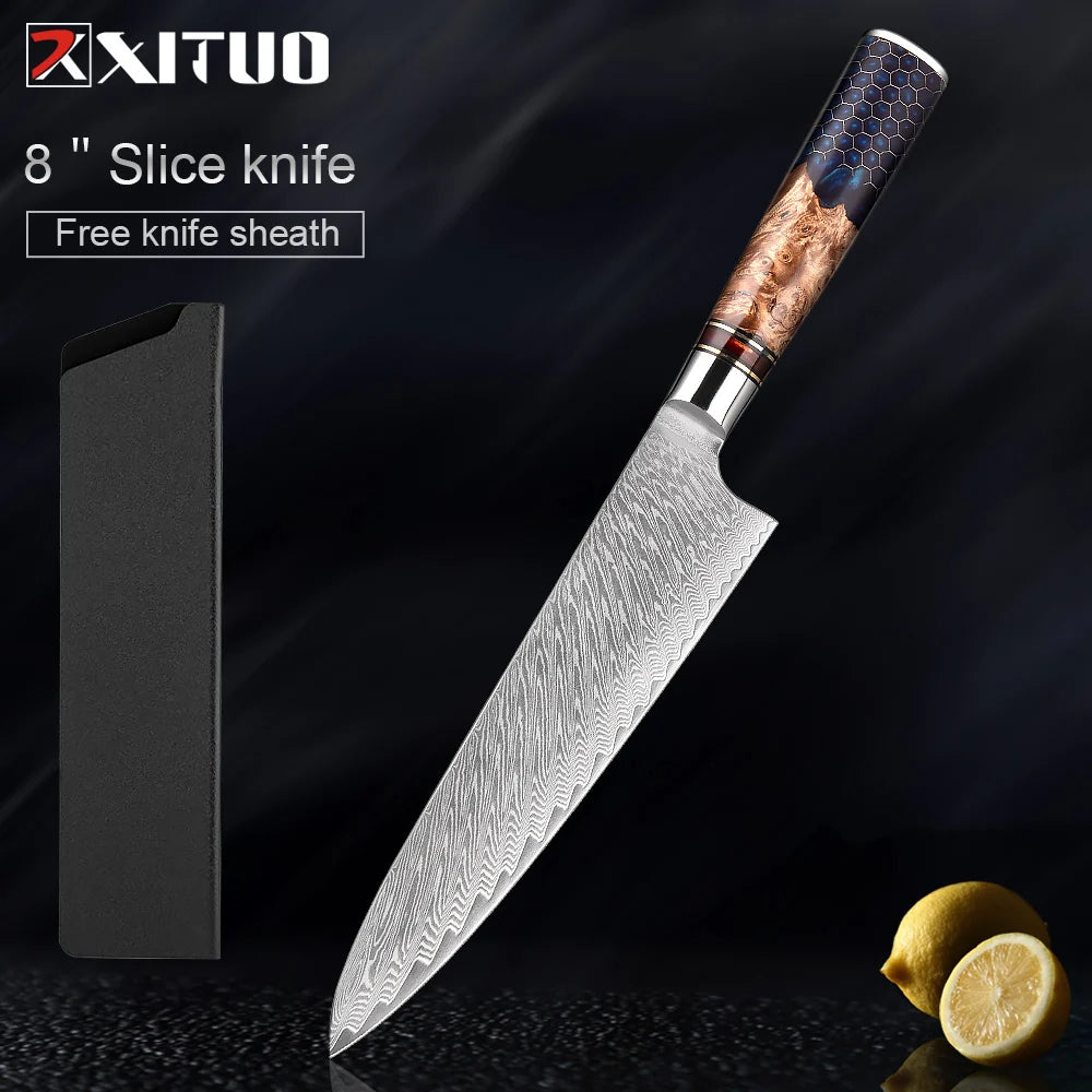 8 Inch Damascus Steel Chef Knife