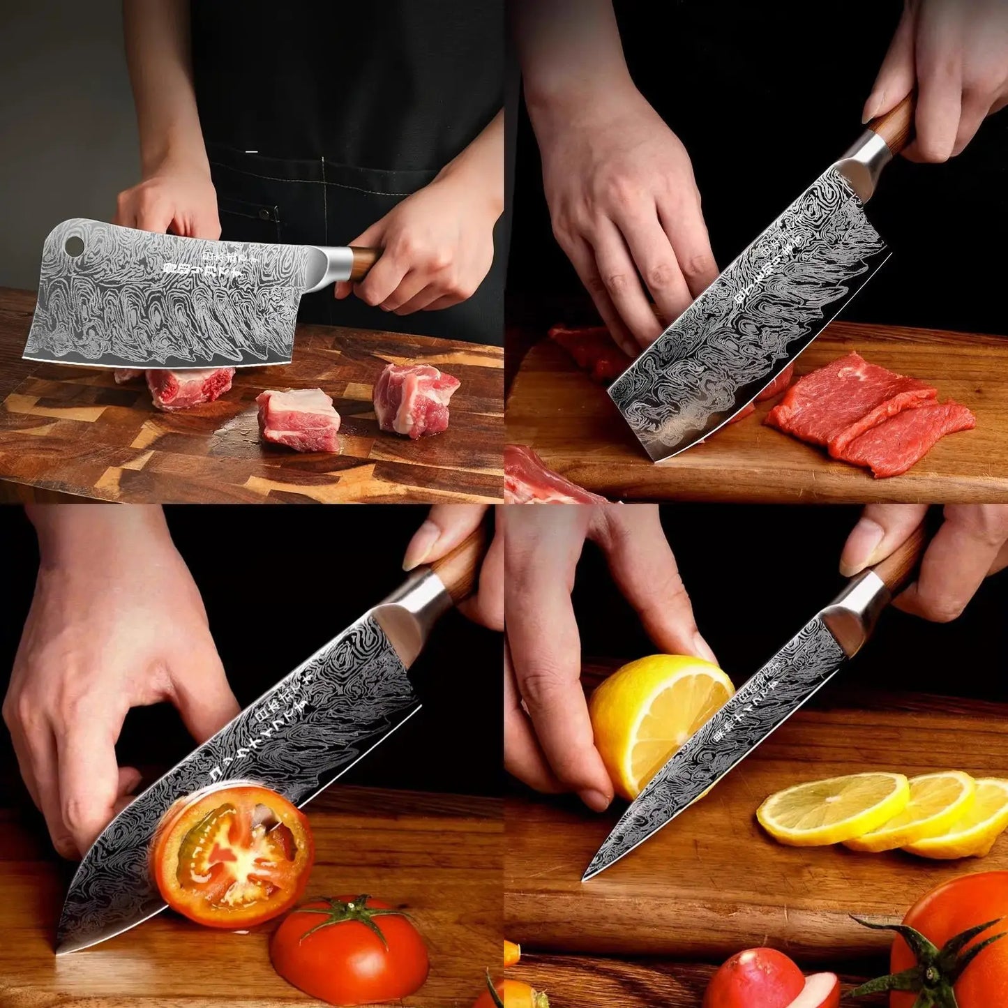 4 pc Kitchen Knife Set