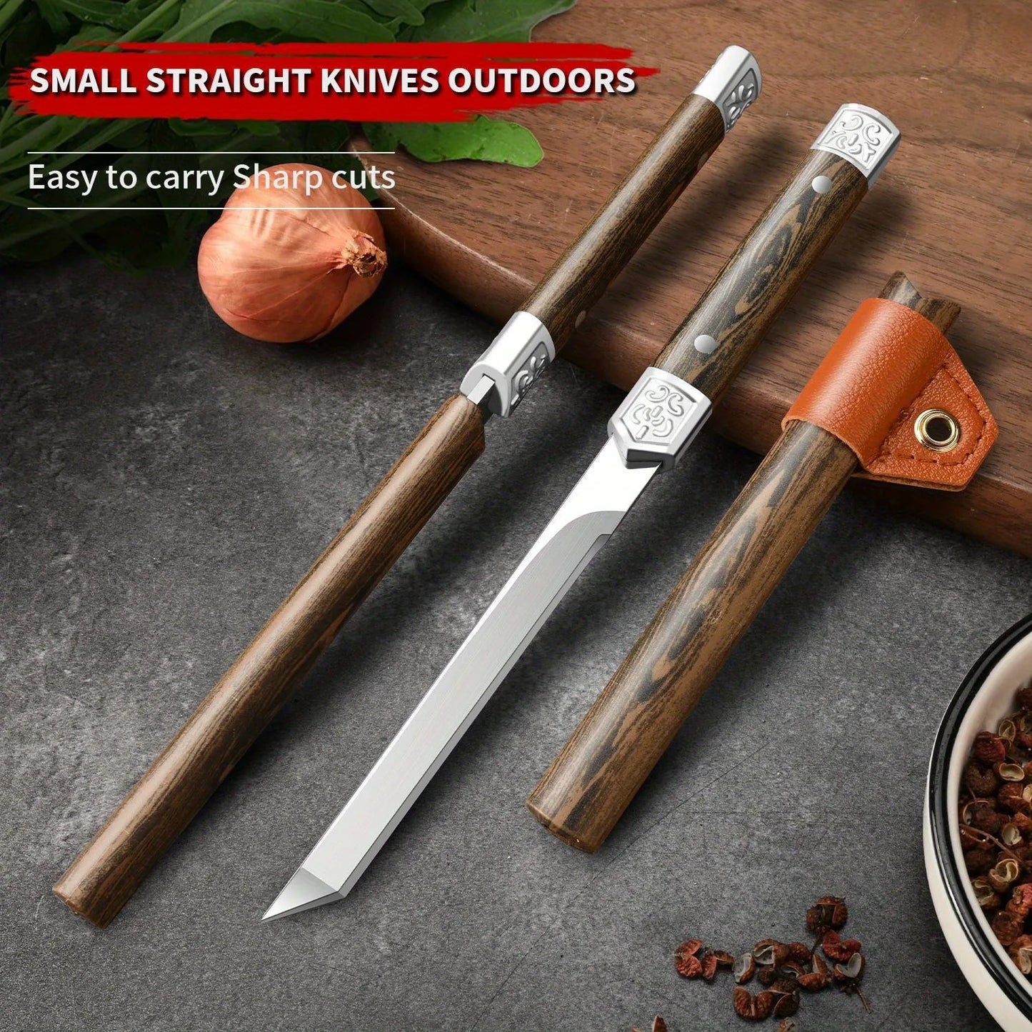 2pcs Kitchen Fruit Knife