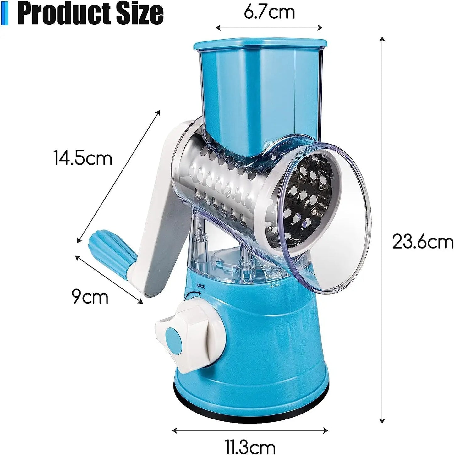 Rotary Grater For Kitchen