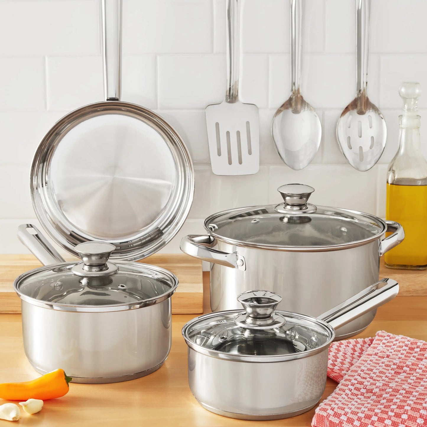 10-Piece Stainless Steel Cookware