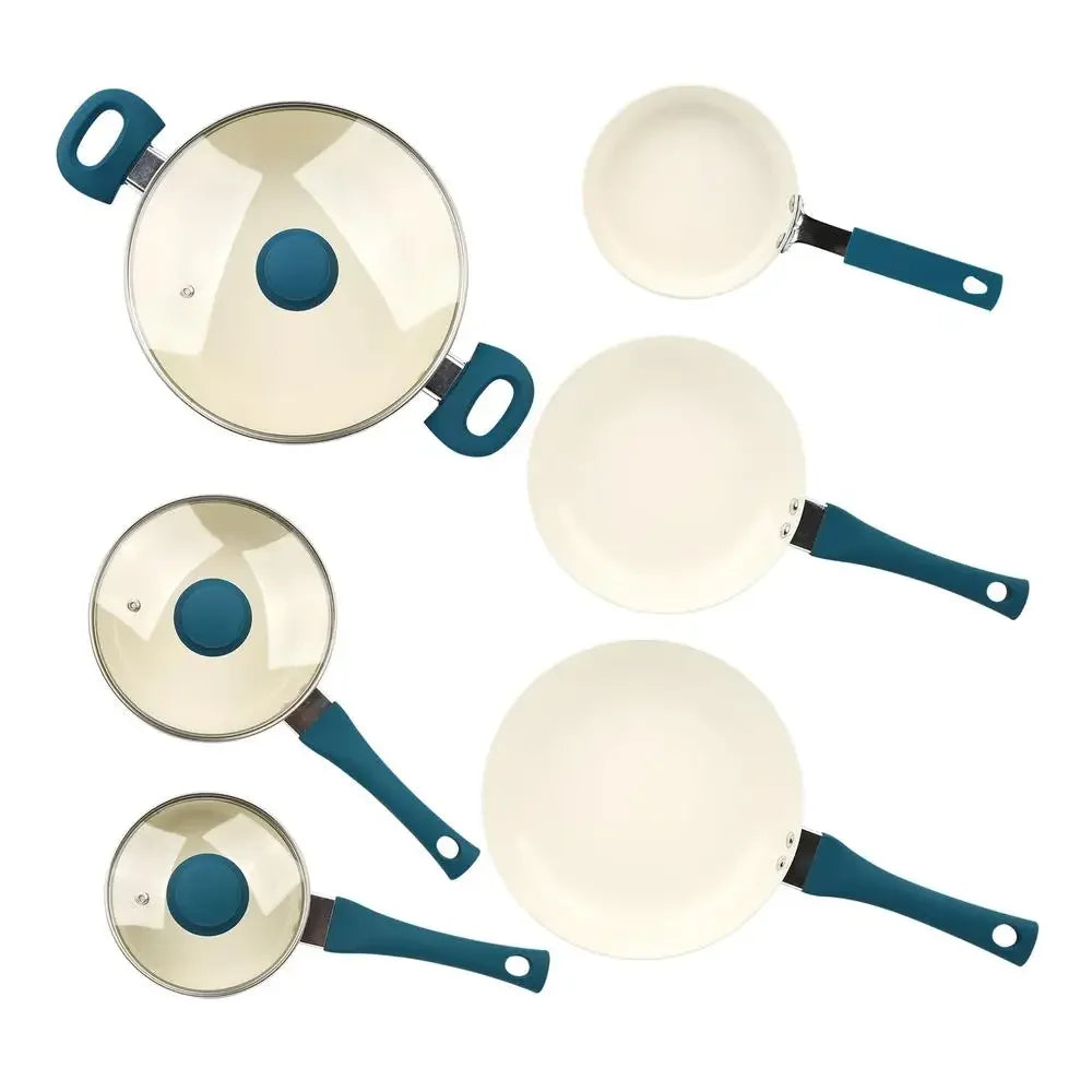 12 pc Corsair Blue Cookware Set