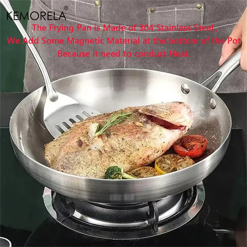 3 pc Stainless Steel Pan Set