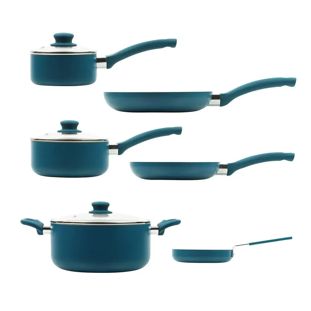 12 pc Corsair Blue Cookware Set