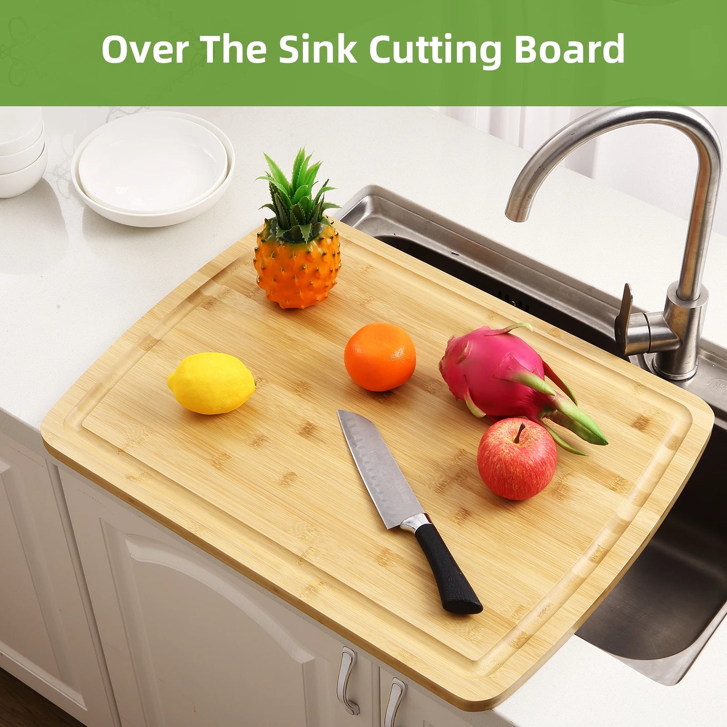 Bamboo Cutting Board 24 x 18