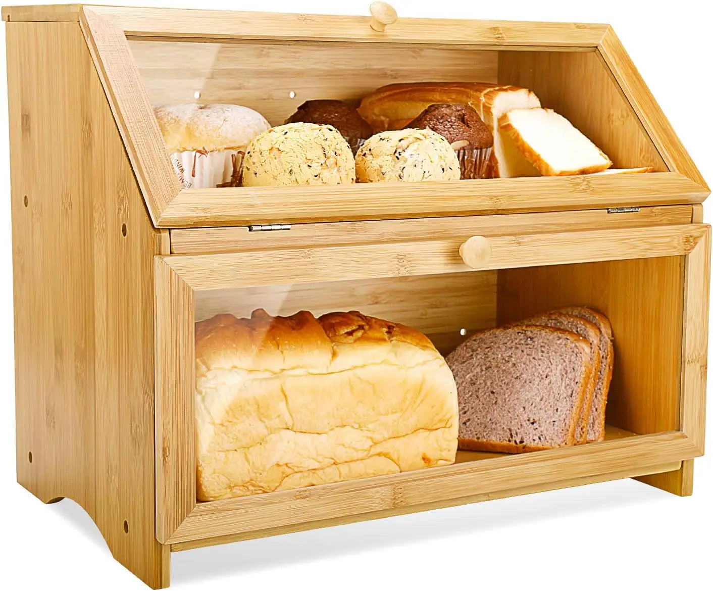 Double Layer Bread Box