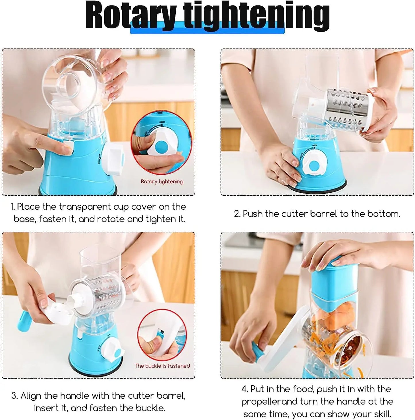 Rotary Grater For Kitchen