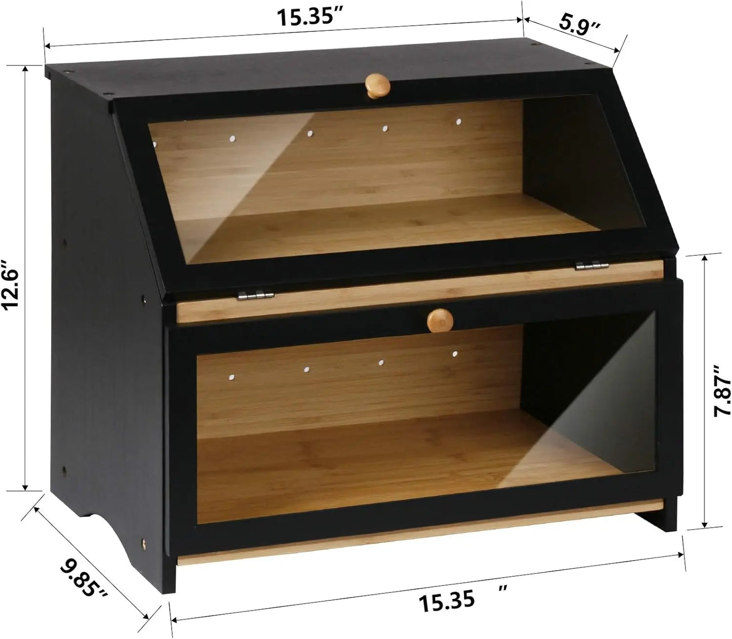 Double Layer Bread Box