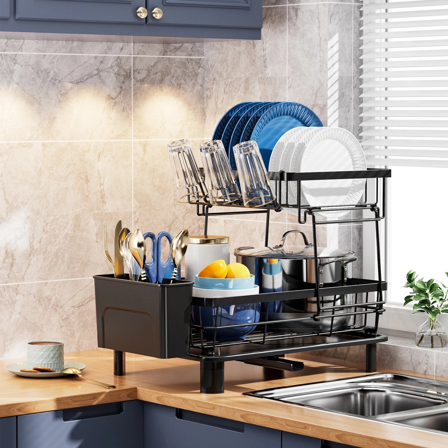 1PC Dish Drying Rack