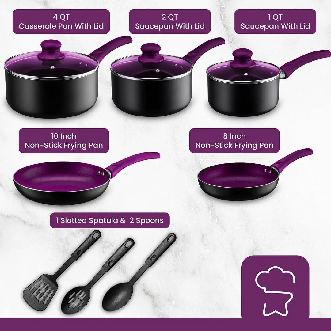 11 Pcs Cookware Set