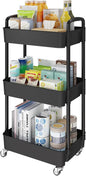 Kitchen Multifunction Utility Rolling Cart