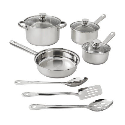 10-Piece Stainless Steel Cookware