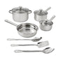 10-Piece Stainless Steel Cookware