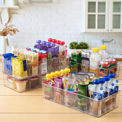 Plastic Pantry Organization and Storage Bins