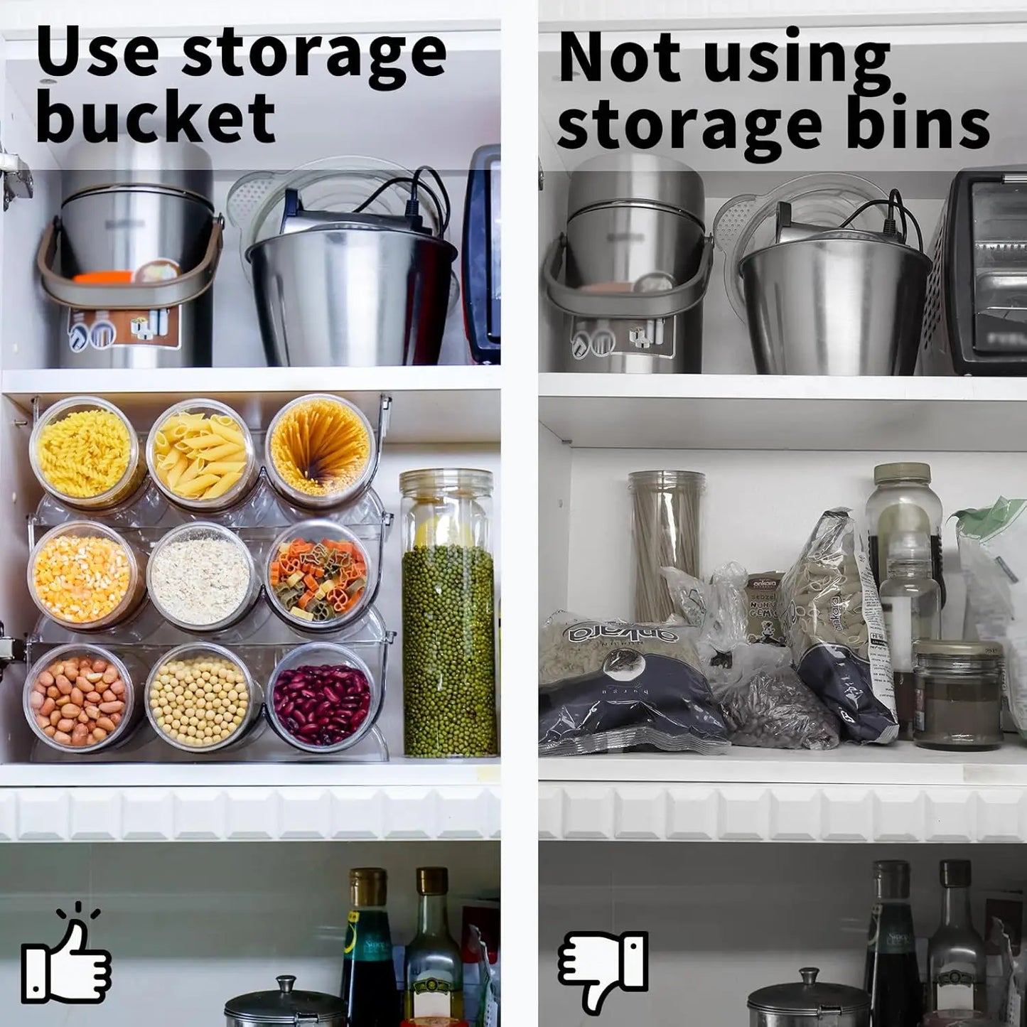 Stackable Airtight Food Storage Containers Set