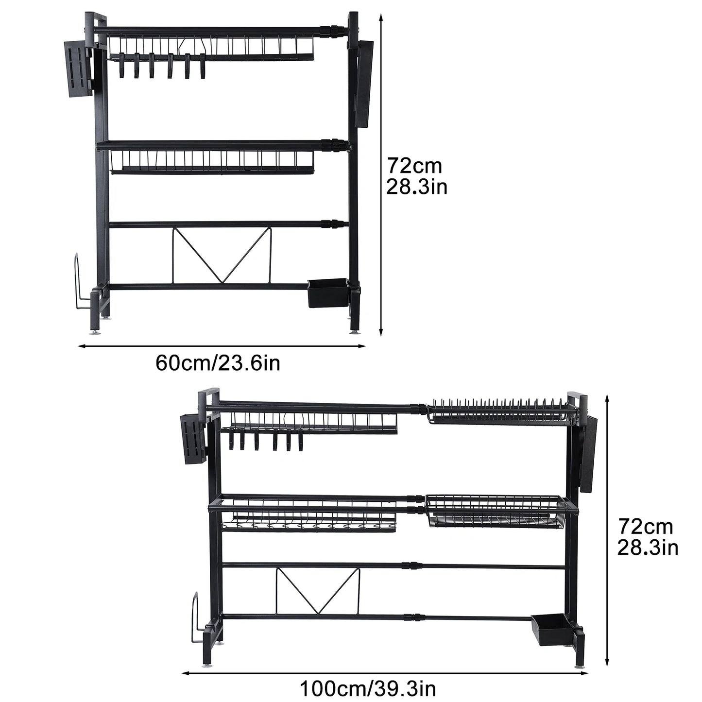 2 Tier Multifunctional Kitchen Rack