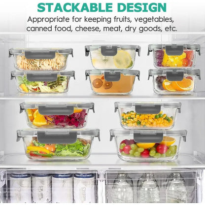 34pcs Food Storage Containers w/Lids
