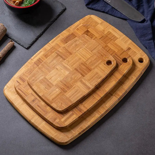 Wooden Double-sided Splicing Chopping Board Heavy Duty bamboo Cutting Board Drain Water And Damp-proof Kitchen Tools