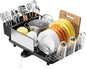 304 Dish Drying Rack - Large Stainless Steel Dish Drainer for Kitchen Counter, Multifunctional Rust Resistant Kitchen Organizer