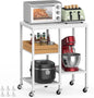 4-Tier Rolling Microwave Cart