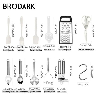 44 pc Kitchen Utensil Set