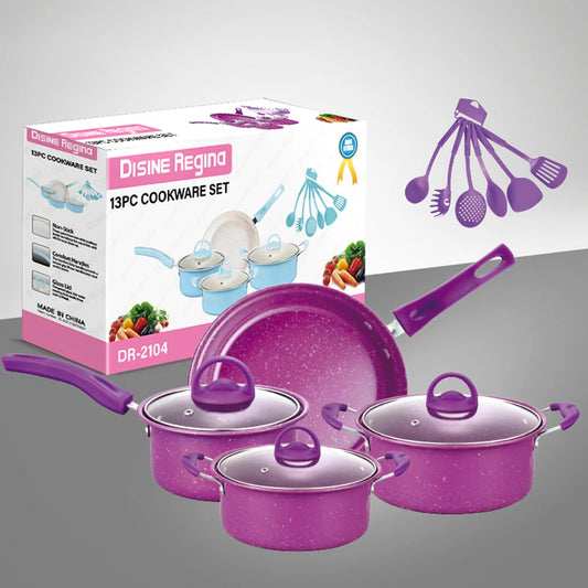 13-Piece Non-Stick Cookware Set Great Gift Item