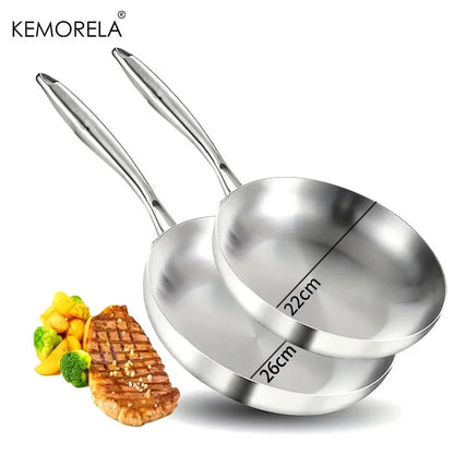 3 pc Stainless Steel Pan Set