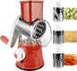 Rotary Grater/Slicer Red