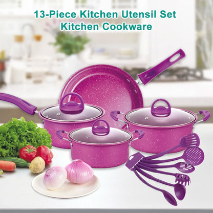 13-Piece Non-Stick Cookware Set Great Gift Item
