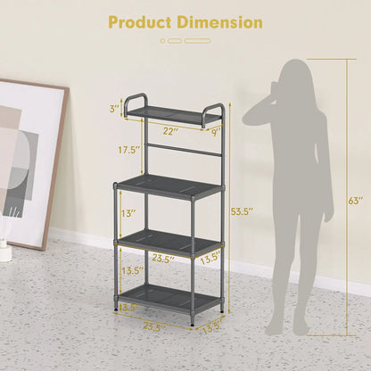 4-Tier Baker's Rack Microwave Oven Stand