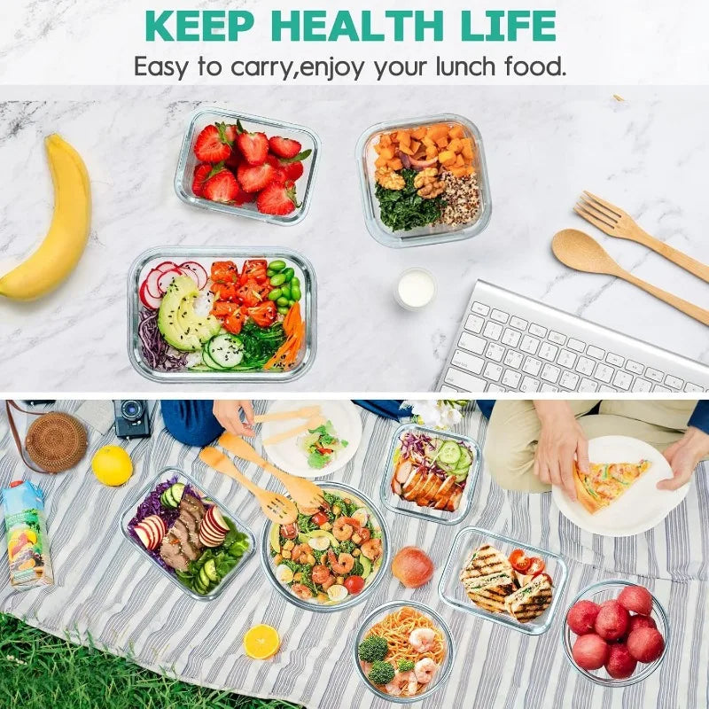 34pcs Food Storage Containers w/Lids